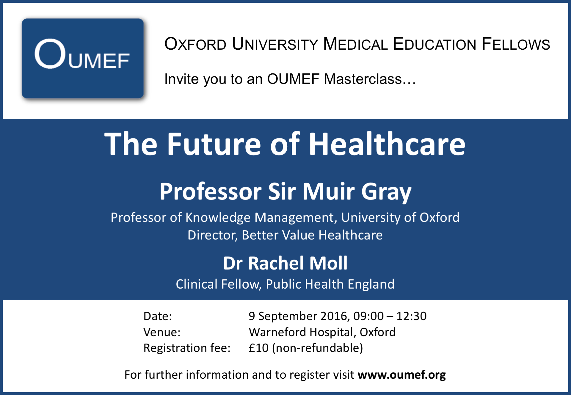 OUMEF Masterclass