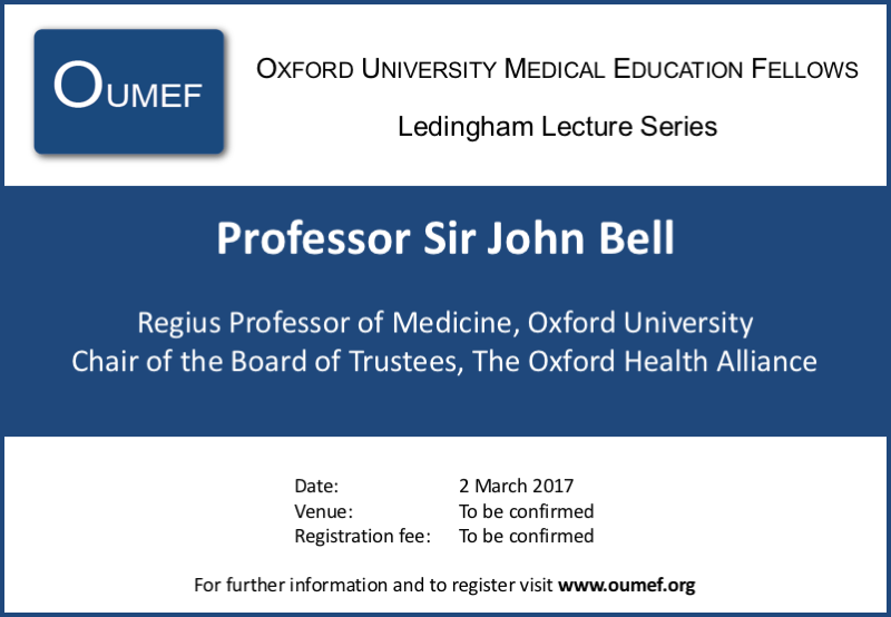 Ledingham Lecture
